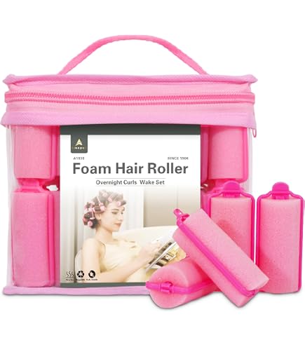 Amazon.com : Set of 24 Small Size Pink Foam Sponge Hair  display picture 1
