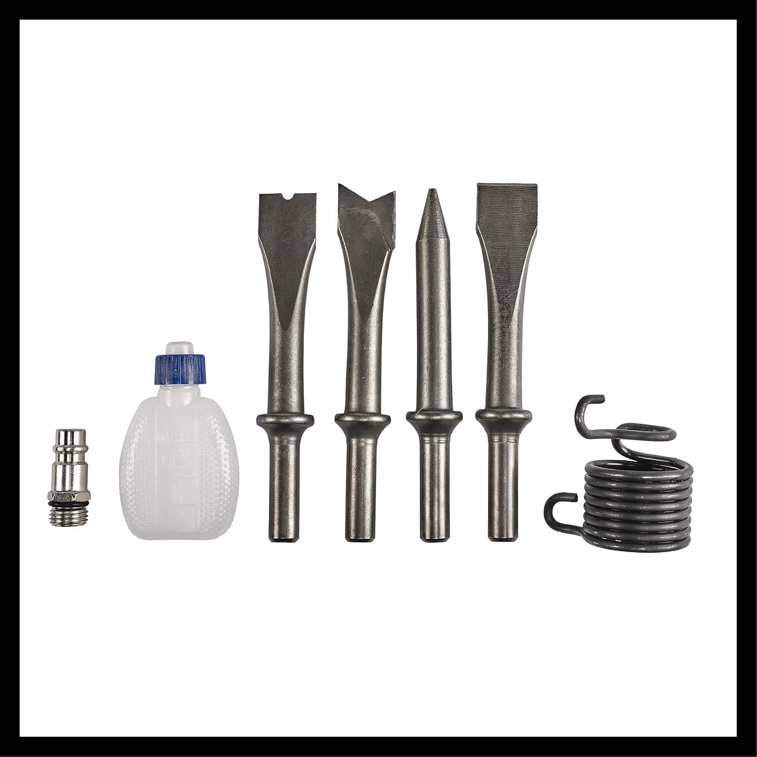 Einhell TC-PC 45 Compressed Air Chisel Hammer Set (for Stone and Metal Includes 4-Piece 120 mm Chisel Set - Image 4