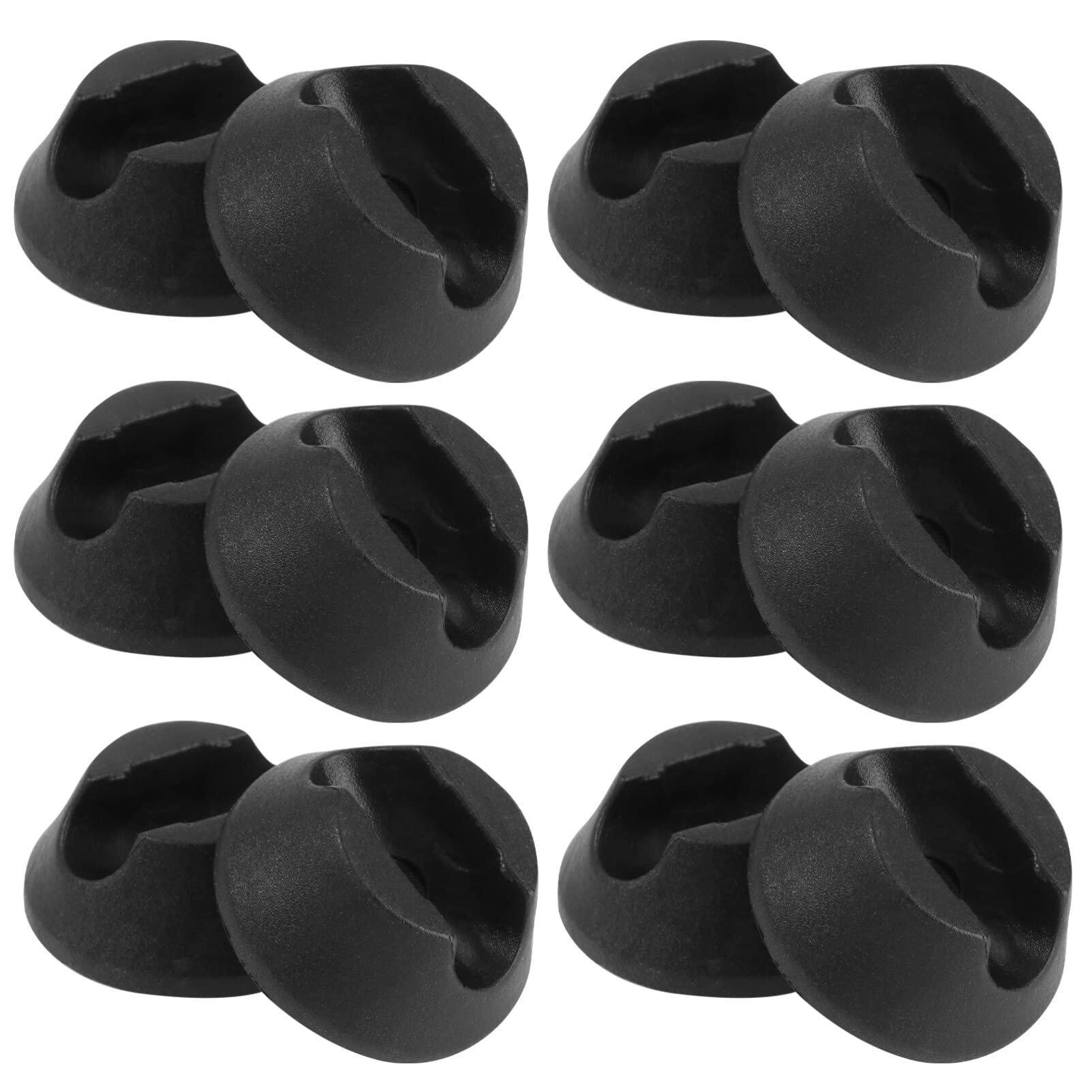 DOITOOL 16Pcs Hairpin Legs Protector Feet, Chair Leg Floor Protectors, Black Table Leg Protectors for Hardwood Floors, Silicone Leg Protectors Furniture Floor Protectors for Chairs Desk Leg