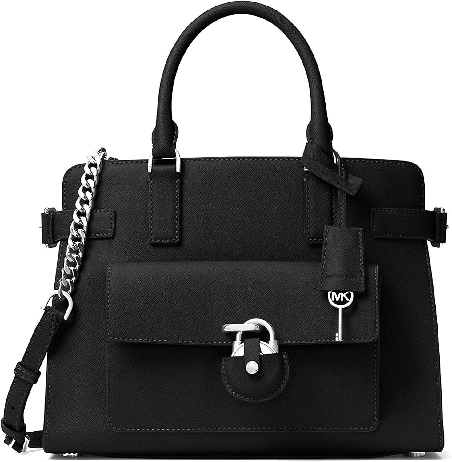 michael kors emma small leather satchel