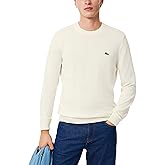 Lacoste Men's Monochrome Crew Neck Cotton Sweater
