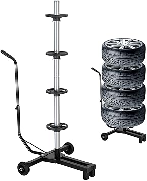 Jago Fahrbarer Felgenbaum Fur Reifenbreiten Bis Ca 22 5 Cm Felgengrosse Bis Zu 17 Zoll Maximaler Reifendurchmesser O 66cm O 25 98 Reifenstander Felgenstander Reifenhalter Amazon De Auto