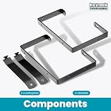 Keypak Lockable Ladder Rack Brackets (2 Pack) Heavy Duty Wall Ceiling Storage view 3