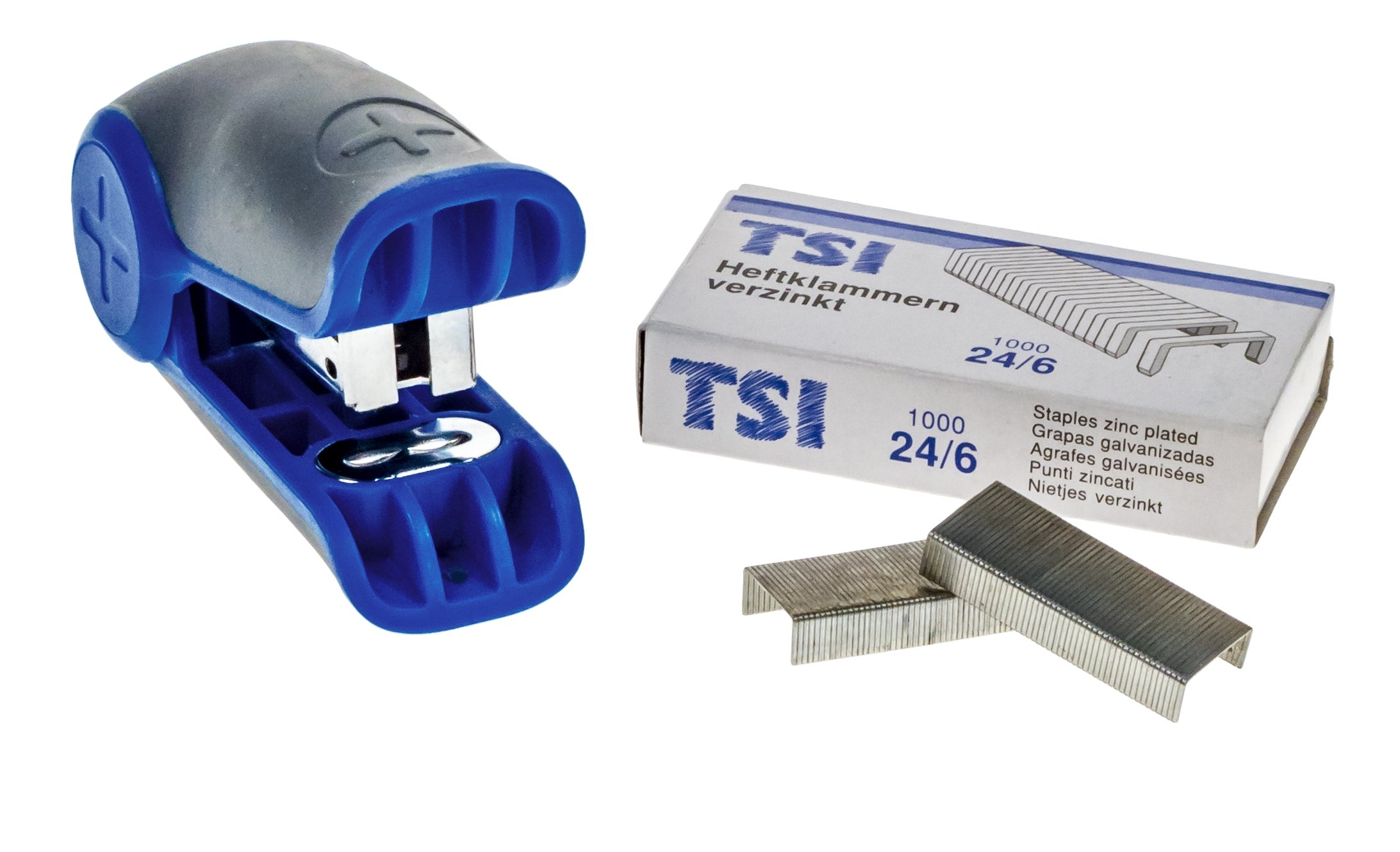 TSI 49098 7 Mini Set Trend Plus Stapler with 1000 Staples