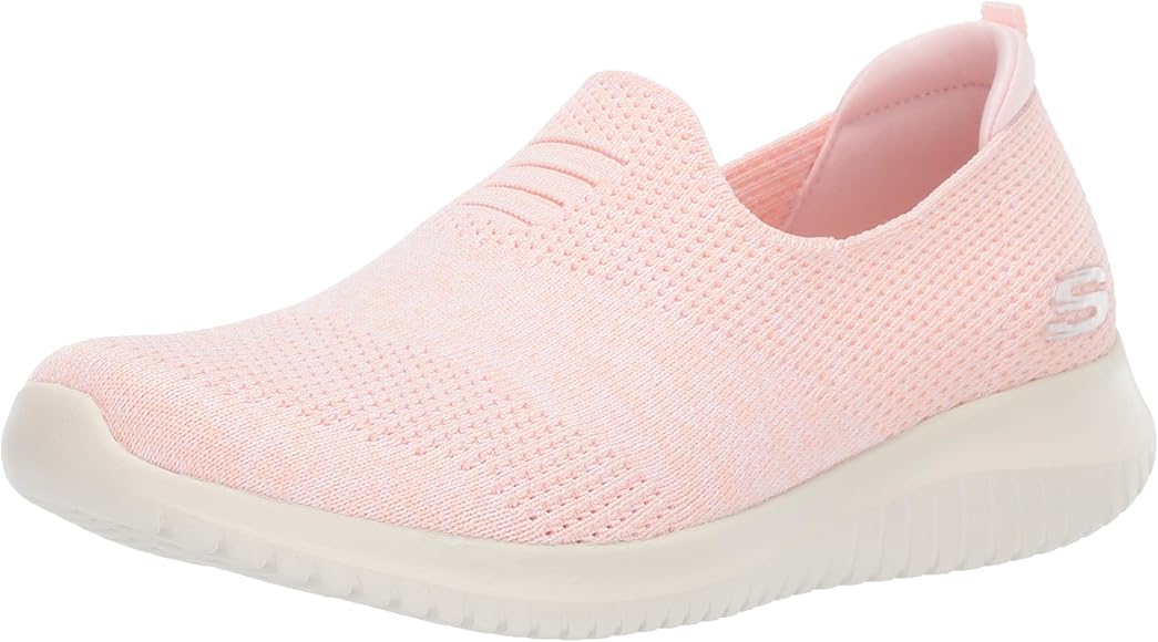 skechers womens ultra flex light pink