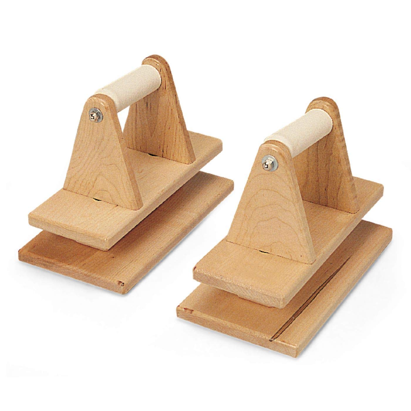 Sammons Preston Functional Grip PushUp Blocks, 2 Wooden