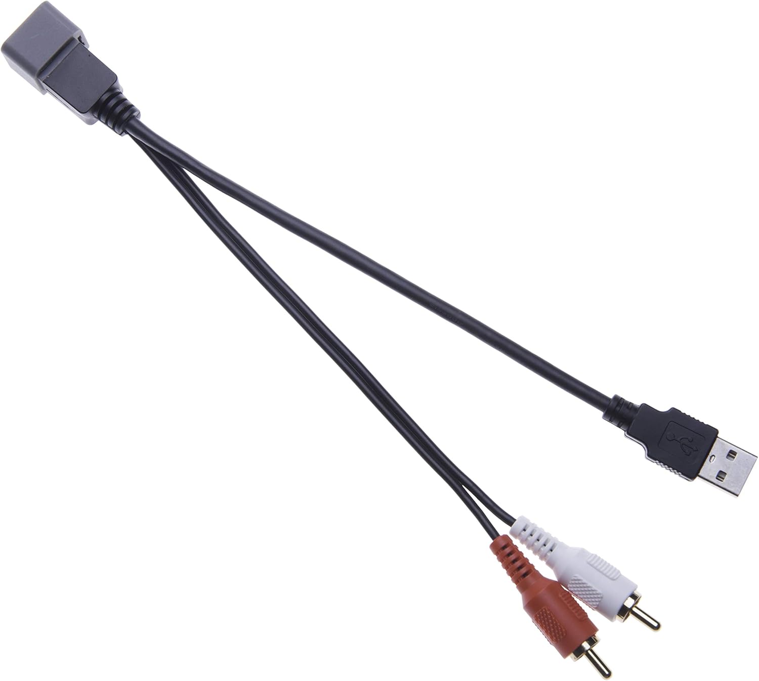 Keple USB To RCA Adapter Harness Cable 8 Pin Vehicle Aftermarket Audio Stereo Radio Installation USB Retention RCA Port Connector Wire Lead for Cube/Juke/Versa/NV from 2011-2013 - Image 3