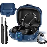 2025 New Security Lock Case for Beats Powerbeats Pro 2 Wireless Bluetooth Earbuds, Shockproof Protective Hard Cases Cover for Beats Powerbeats Pro 2 (2025) Accessories, with Cleaning Kit & Keychain