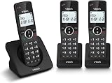 VTech ES2002 DECT Cordless Phone with Call Blocker 18h Battery Life Trio
