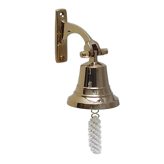 Buy Nestdot NESTDOT Solid Brass Wall Hanging Bell for Home TAMPLE