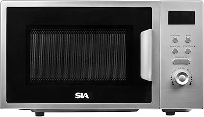 SIA FDM21SI 20L Microwave Silver 700W 8 Auto-Functions 5 Power Levels