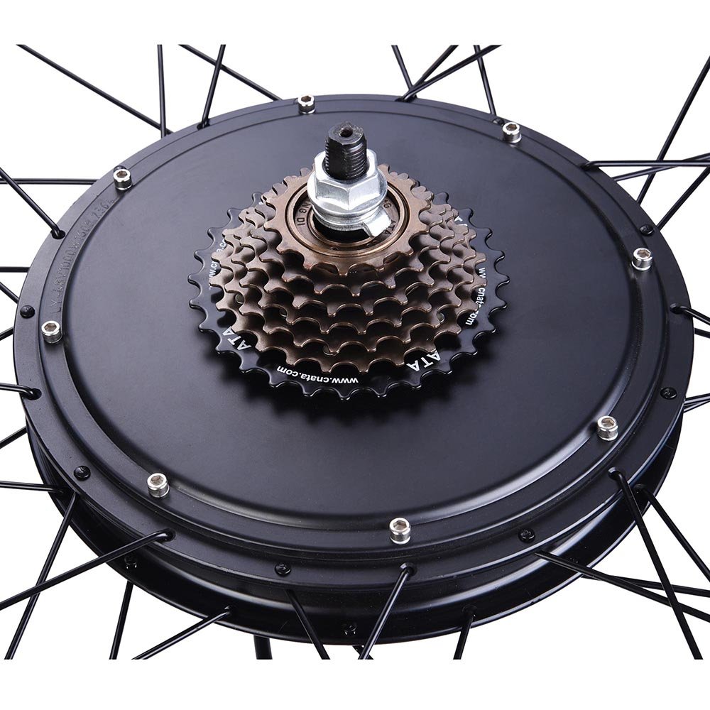 AW 26" 48V 1000W Rear Wheel Kit 470RPM E Bicycle Motor LCD Display