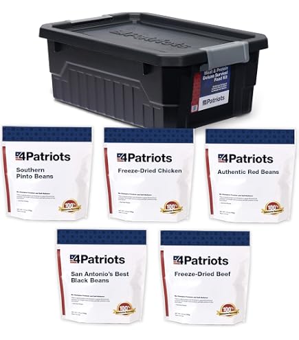 食糧補充/Stock Up 4枚セット foil Amazon.com: 4Patriots Meat & Protein Emergency Food Supply