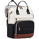 LOVEVOOK Laptop Backpack for Women, 18 Inch Work Business Backpacks Purse With Large Capacity, Waterproof Nurse Bag College Bookbag for School, Waterproof Casual Daypack for Travel