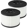 BS-03 Filter Replacement Compatible with PARTU and Slevoo BS-03 Air Purifier, H13 True HEPA and Activated Carbon Filter, Part# U & X, 2 Pack