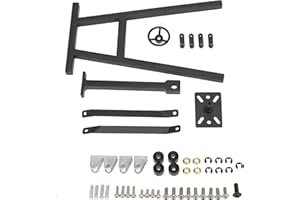 DKKY DKKY RACING DKKY 1/10 1/8 Simulation Model Car Garage Series Engine Rotary Stand Engine Maintenance Flip Stand (Black)