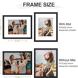 Vittanly 11x14 Picture Frame, Display Pictures 8x10