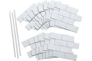 Aspect Peel and Stick Collage Tile in Carrara Subway (15 Sq Ft Kit)