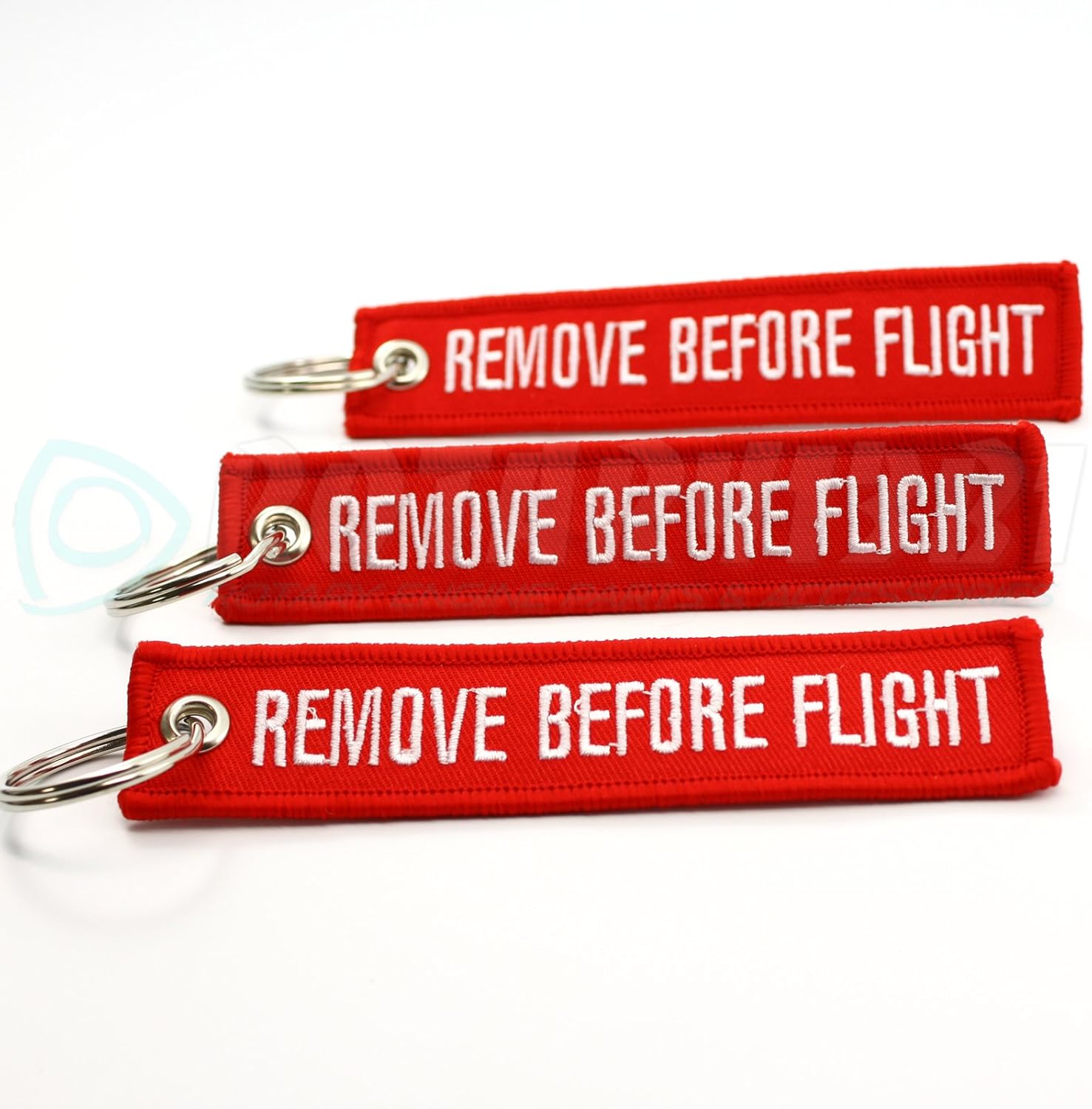 Rotary13B1 Remove Before Flight Key Chain - 3 Pack Red: Automotive