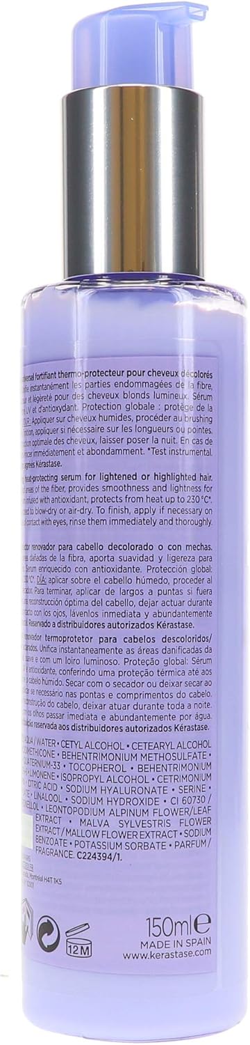 KERASTASE Blond Absolu Cicaplasme Hair Heat-Protecting Serum 5.1 Oz: Health & Personal Care