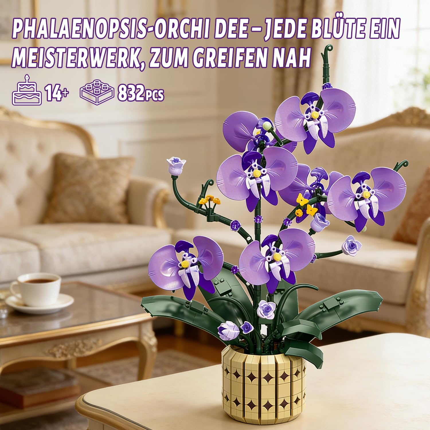 Klemmbausteine Blumen Orchidee Bausteine Pflanzen Orchideen Blumen 7