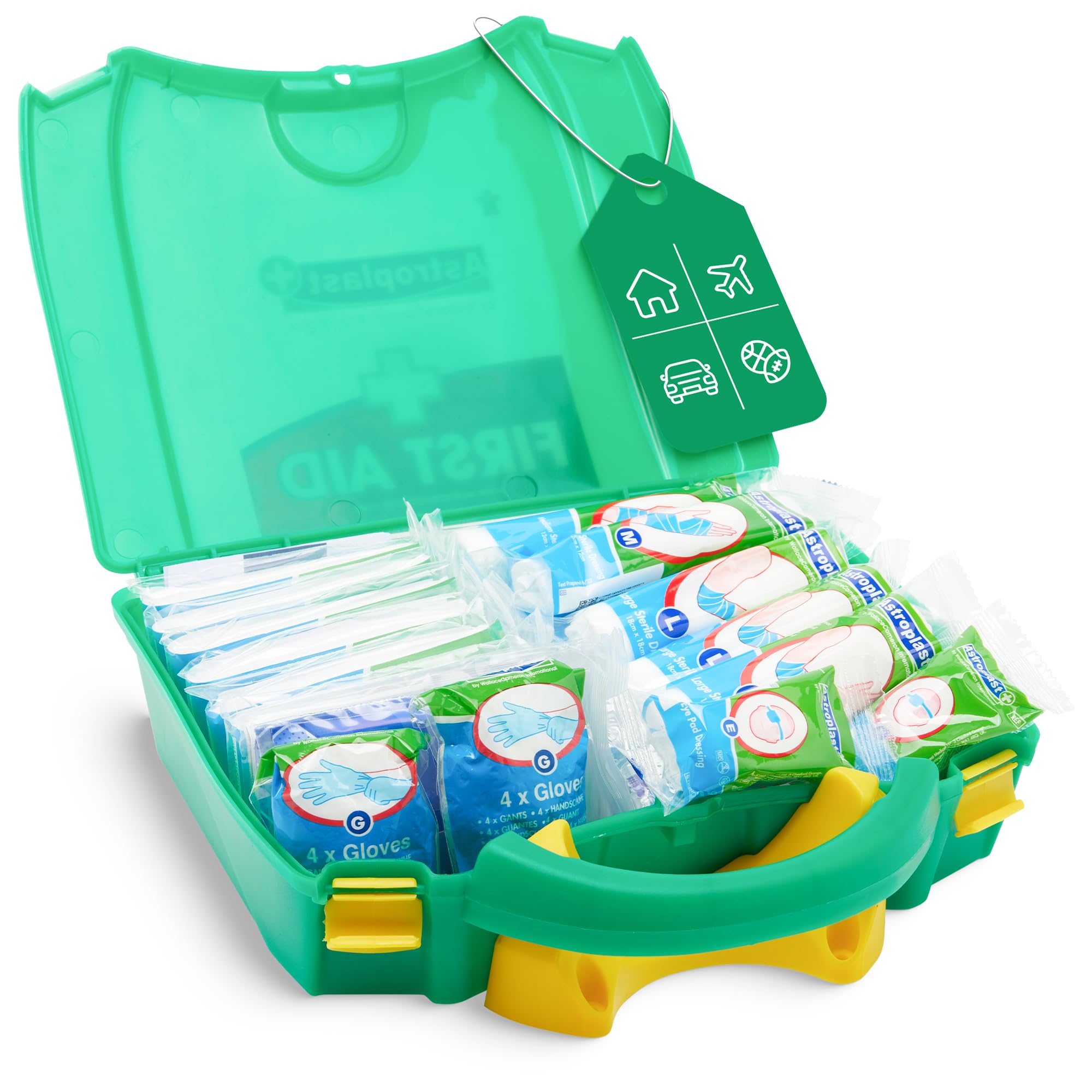 Astroplast 1047031 Green Box 20 Person First Aid Kit