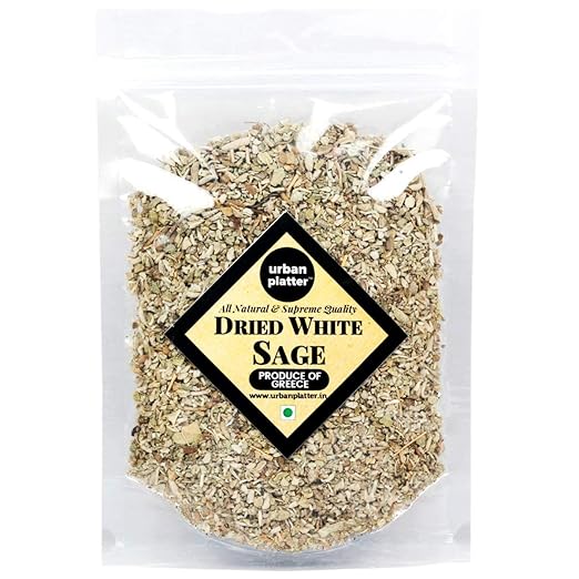Urban Platter Greek Sage Flakes, 50g (All Natural, Aromatic, Premium Quality)