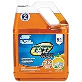 Camco TST MAX RV Toilet Treatment 1-Gallon - Control Unwanted RV Sewer Odors & Break Down Waste and RV Toilet Paper - Biodegr
