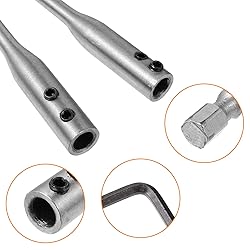 4 Pieces 1/4 Extension Drill Bit Set Wood Spade