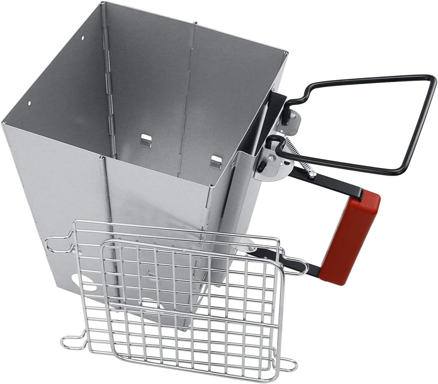 GFTIME Collapsible Charcoal Chimney Starter with Handle for er BBQ