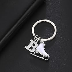 LIKGREAT Ice Skate Keychain Figure Skating