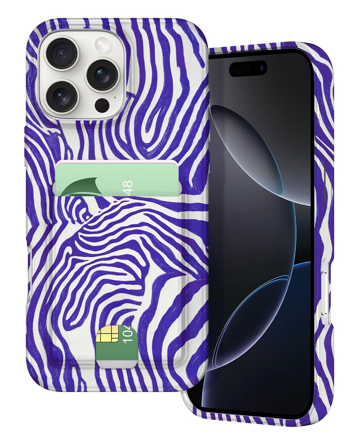 Petocase for iPhone 16 Pro Max Wallet Case Card