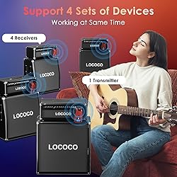 Wireless Guitar System: 164 Feet Range Wireless