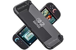ECHZOVE [New 2025] Clear Protective Case for Nintendo Switch 2 – Crystal Hard Shell Cover Compatible with Switch 2 Console