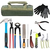 HEJKFVCL Farrier Tools12 Pcs Horse Farrier Tools Labor Saving Hoof Trimming Care Tools for Horses Cattle Sheep and Donkeys