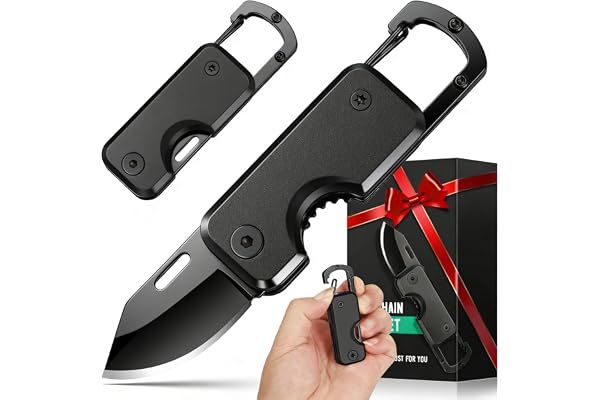 Stocking Stuffers for Men - Gifts for Men, Pocket Knife, Mens Stocking Stuffers, Keychain Gifts - Christmas Birthday Gift, Bo