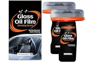 2PCS Car Glass Cleaner, 2026 Upgrade Q4 Glass Guard, Car Handle Oil Film Cleaning Brush, Auto Windshield Cleaner, Glass Oil F