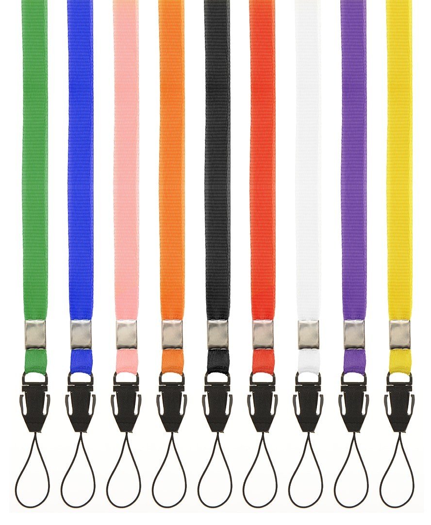 Buy Loop Lanyard Plain Colour By Lanyards Tomorrow Pack of 10 Neck