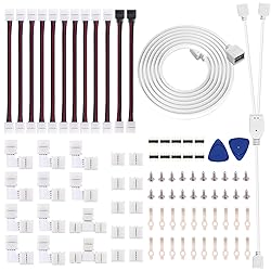 iCreating 5050 4Pin LED Strip Connector Kit 10mm
