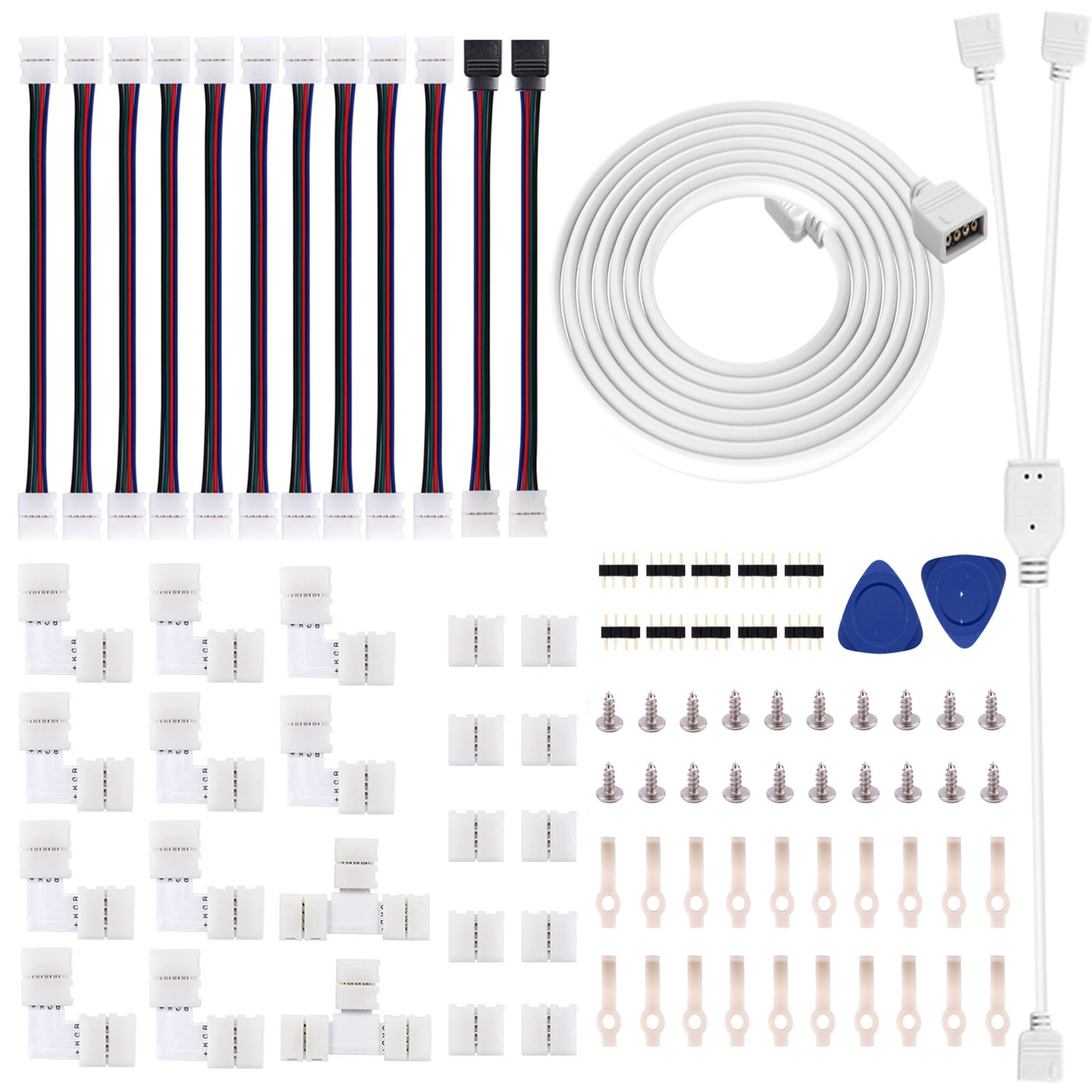 iCreating 5050 4Pin LED Strip Connector Kit 10mm