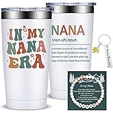Fufandi Nana Gifts, Best Nana Ever - Christmas Gift for Nanas, World's Best Nanas - Mothers Day Birthday Gifts for New Nanaes, Grandma to be - Tumbler Cup