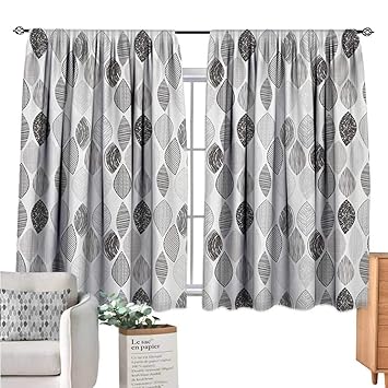 Amazon Com Hobeauty Doodle Blackout Curtains For Bedroom Woodland
