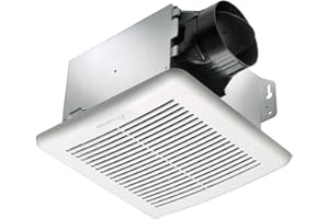 APPLE BARREL Delta Electronics (Americas) Ltd. GBR80 Delta BreezGreenBuilder GBR Series Exhaust Fan, 80 CFM, Silver