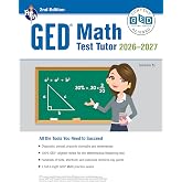 GED Math Test Tutor, For the 2026-2027 GED Test: Certified GED Aligned Prep (GED&reg; Test Preparation)