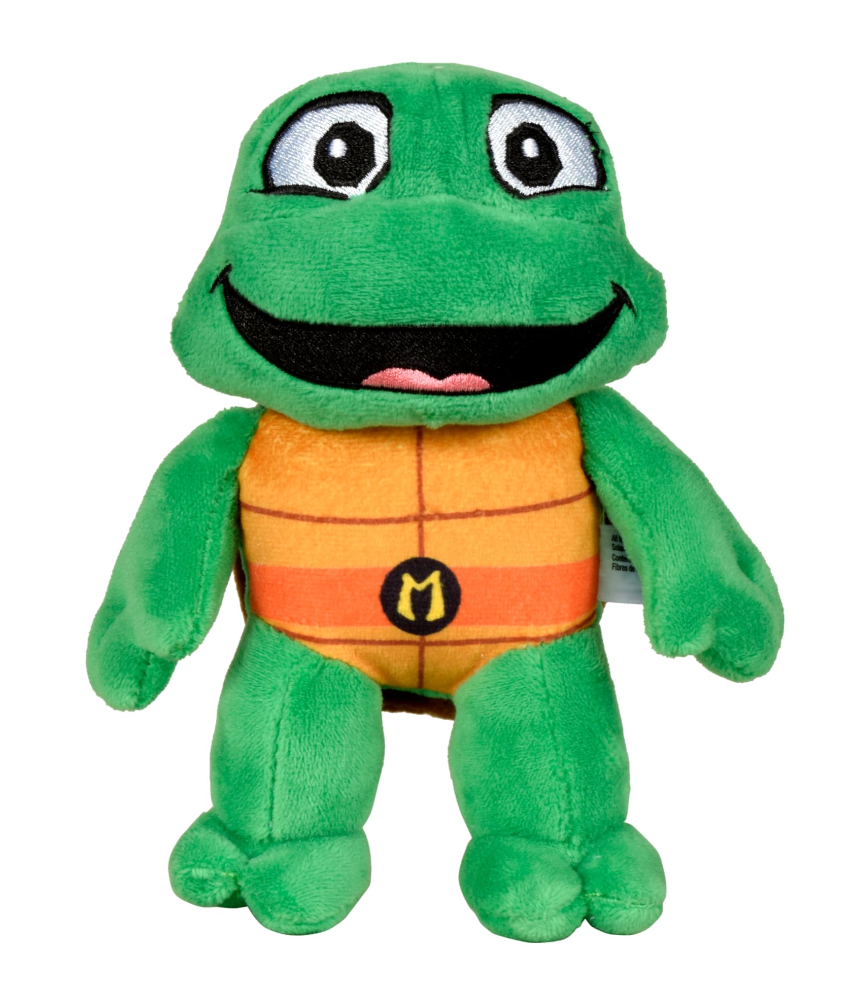 TEENAGE MUTANT NINJA Turtles Mutant Mayhem Michelangelo Toddler Plush, Collect all 4 Turtle Plush, Ideal present for TMNT Fans