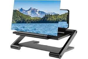 Phone Screen Amplifier - Compact Foldable Magnifier, Adjustable Display Enlargement, Travel Home Study Office Accessory | Fam