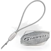 Gripple - No. 2 Standard Loop Hangers | Standard Hanger Cable | Hanger with Fastener for Fast Suspension | 100 lbs Safe Working Load | Sold in Packs of 10 | 10 Ft Wire Rope