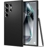 Spigen for Galaxy S24 Ultra Case, Liquid Air [No Magnet Ring] [Military-Grade Protection] - Matte Black