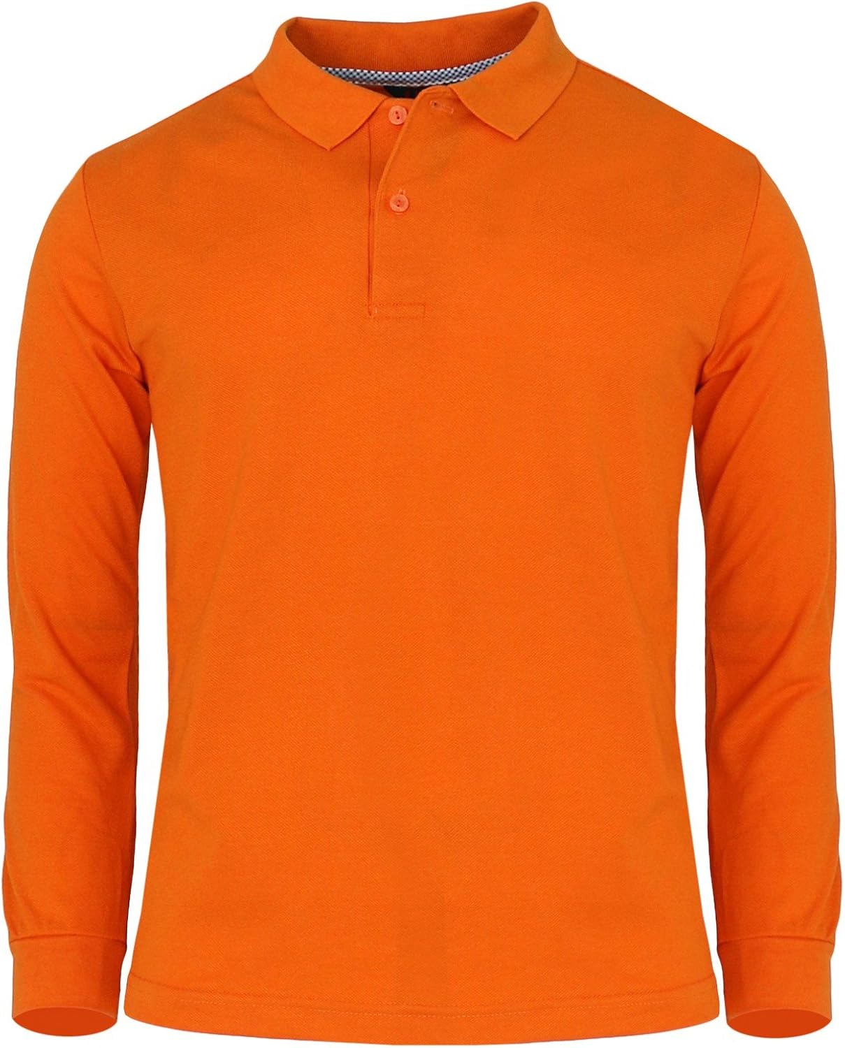 BCPOLO Men's Polo Shirt Cotton Pique Polo Shirt Long Sleeve Polo Shirt: Clothing