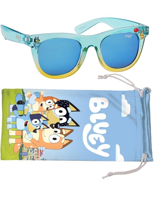 Amazon.com: BLUEY Sunglasses with Optical Case for Kids